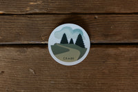 Small Sticker, Winding Road | California 89