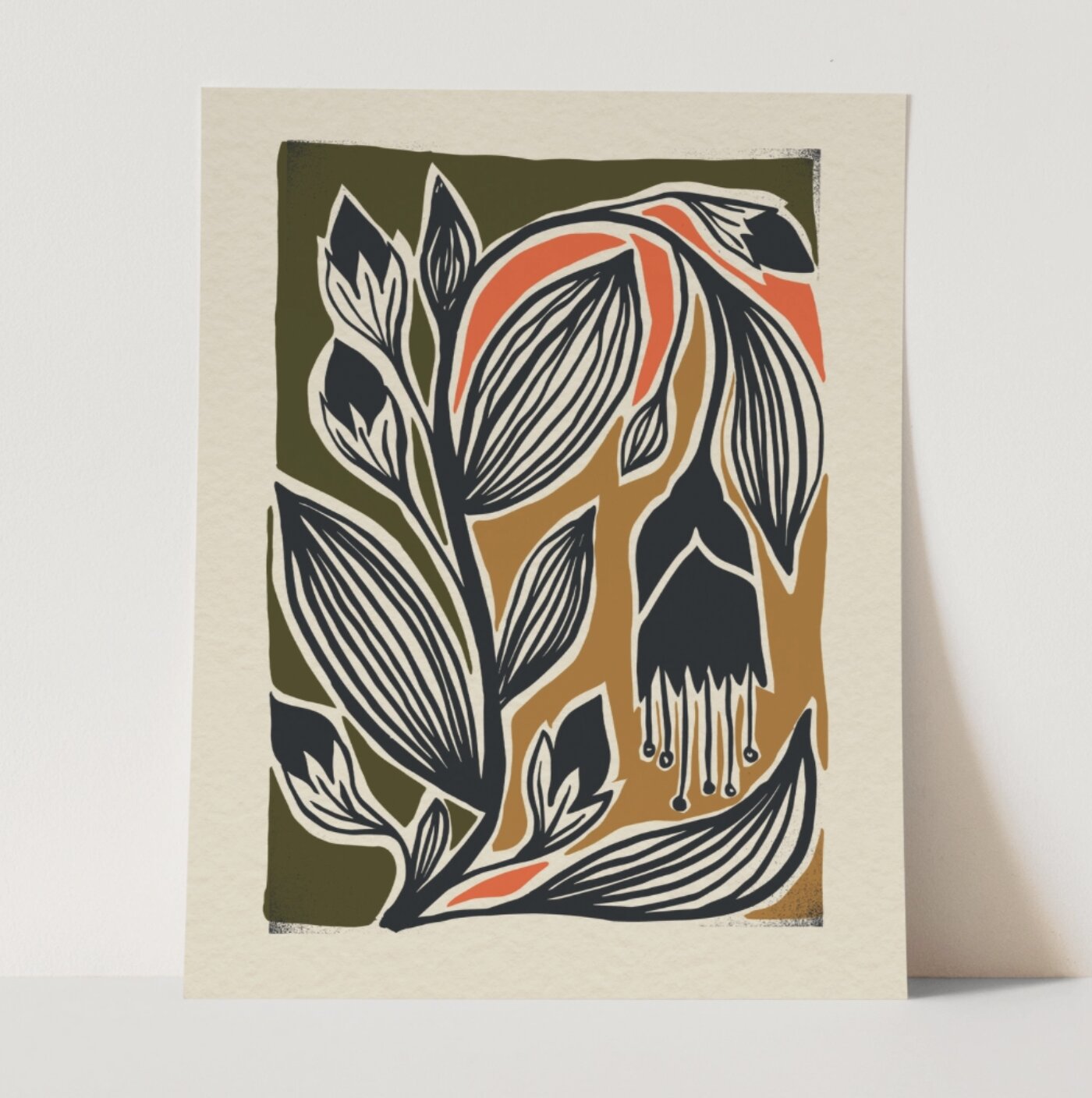 Wanderer Mid Century Art Print 11x14 | California 89