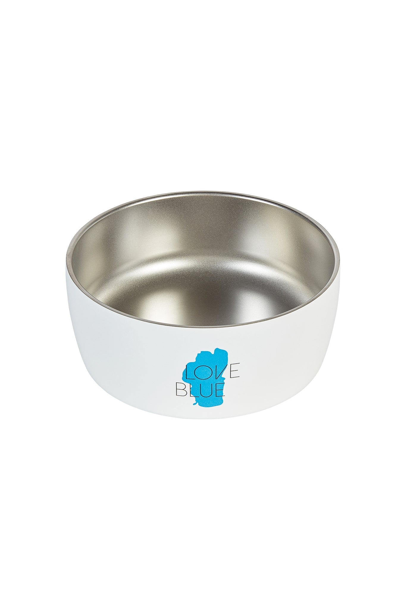 Love Blue Dog Bowl - Stainless Steel Tahoe Pet Bowl