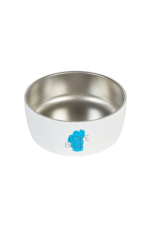 Love Blue Dog Bowl - Stainless Steel Tahoe Pet Bowl
