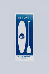 Paddleboard Sticker | Lake Tahoe Paddle Graphic Decal