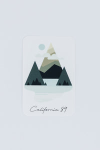 Small Sticker, Mountains and Water | California 89