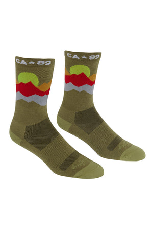 Sockguy Mountain Bike Socks with CA89 | California 89