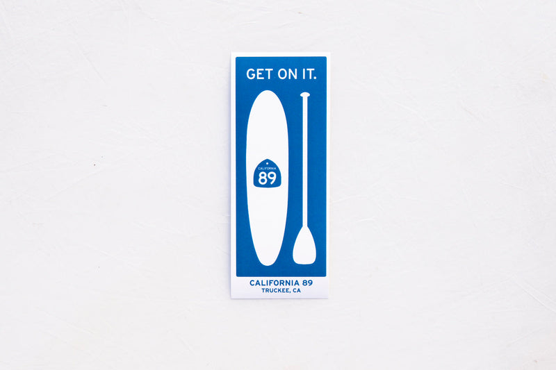 Paddleboard Sticker | Lake Tahoe Paddle Graphic Decal