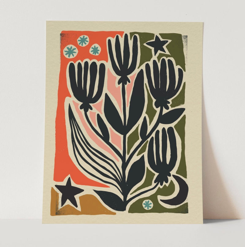 Gather Mid Century Art Print 11x14 | California 89