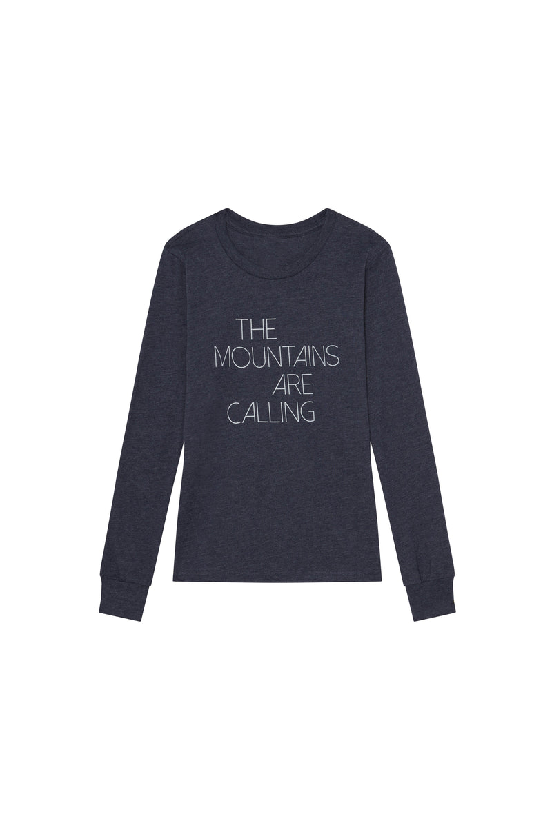Kids Mountains Are Calling Long Sleeve T-shirt | Youth Outdoor Tee