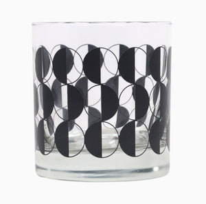 Partial Eclipse Rocks Glass