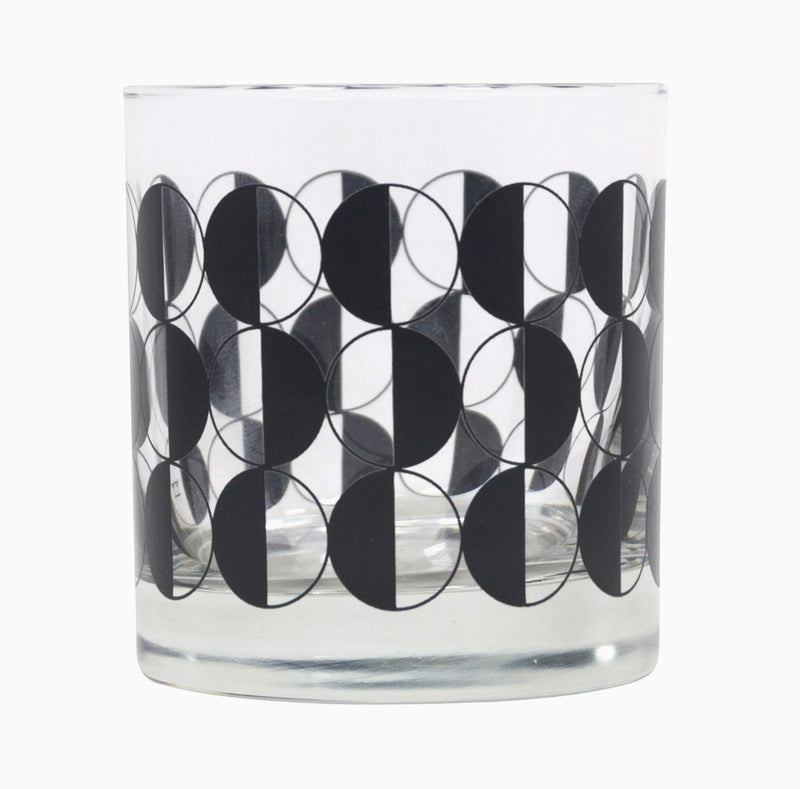 Partial Eclipse Rocks Glass