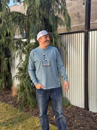Unisex Long Sleeve Chairlift T-shirt | California 89