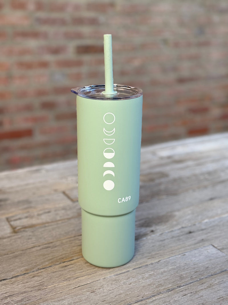 Moon Phase Straw Tumbler | Adventure Drinkware | California 89
