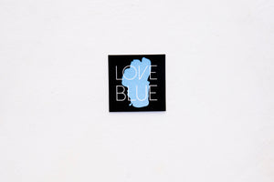 Small Sticker, Love Blue | California 89