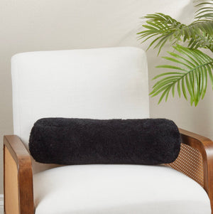 Luxurious New Zealand Sheepskin Bolster Pillow