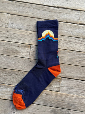 Retro Mountain Bike Socks | California 89