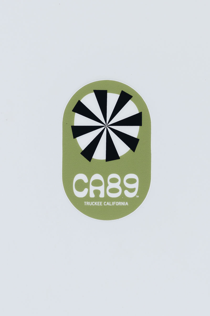 Small Sticker, CA89 Pin Wheel | California 89