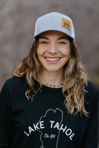 California 89 Classic Trucker Hat Grey White | California 89