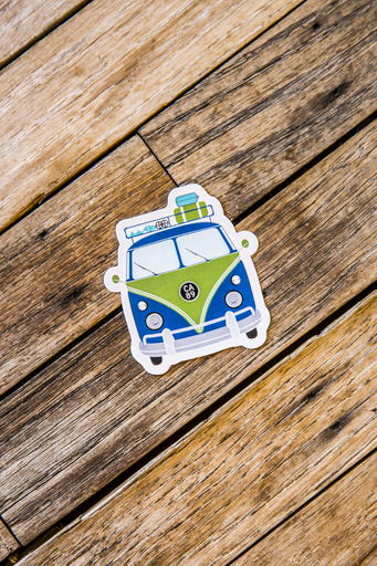 Small Sticker, VW Van | California 89