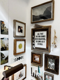 4" x 4" Reclaimed Wood Double Frame