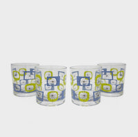 Atomic Acrylic Old Fashioned Glass Set of 4 | California 89