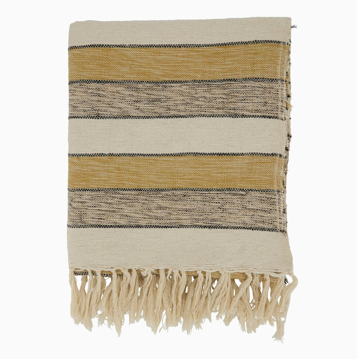 Striped Throw - Natural Look
