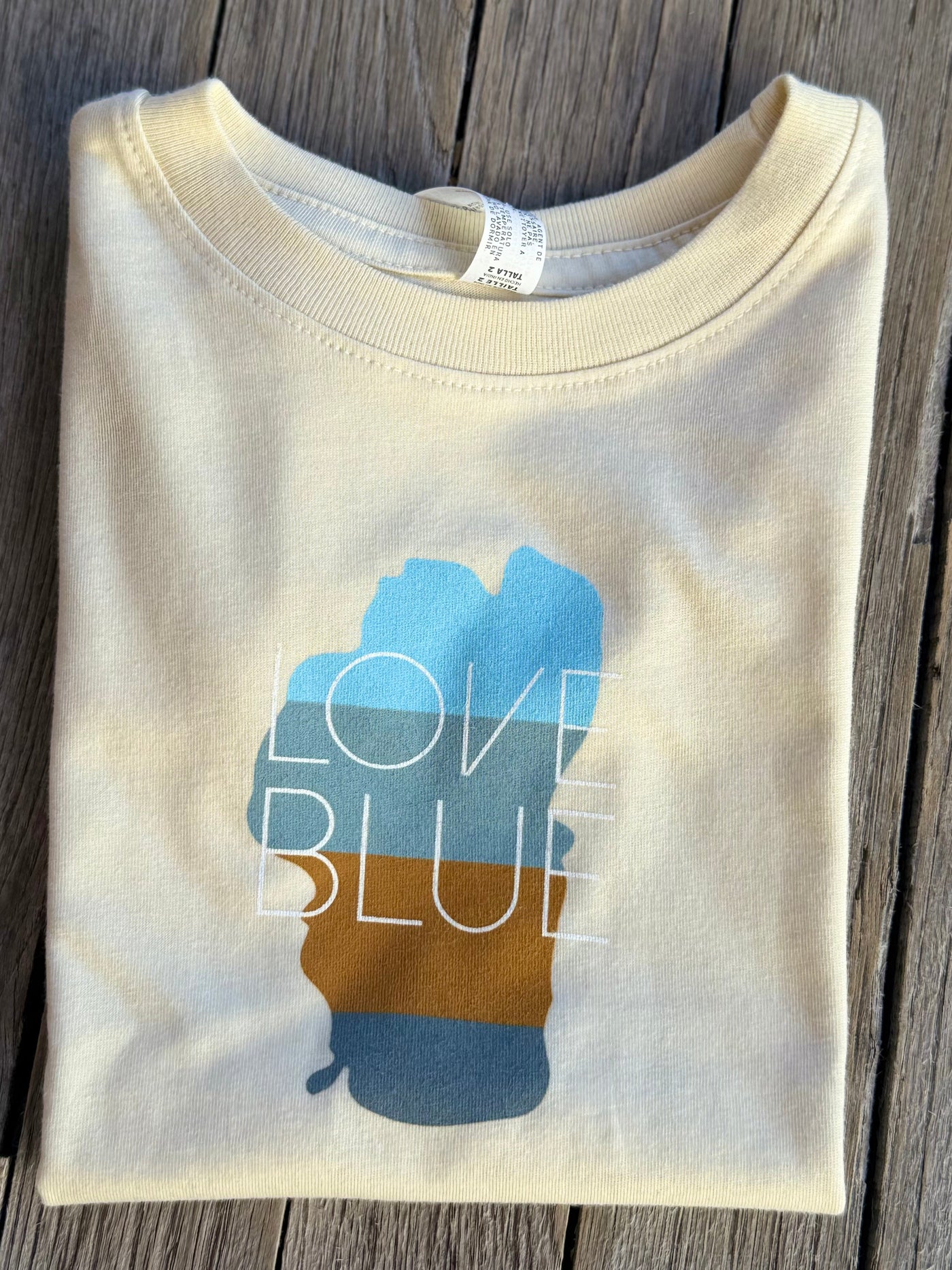 Toddler Love Blue T-shirt | California 89