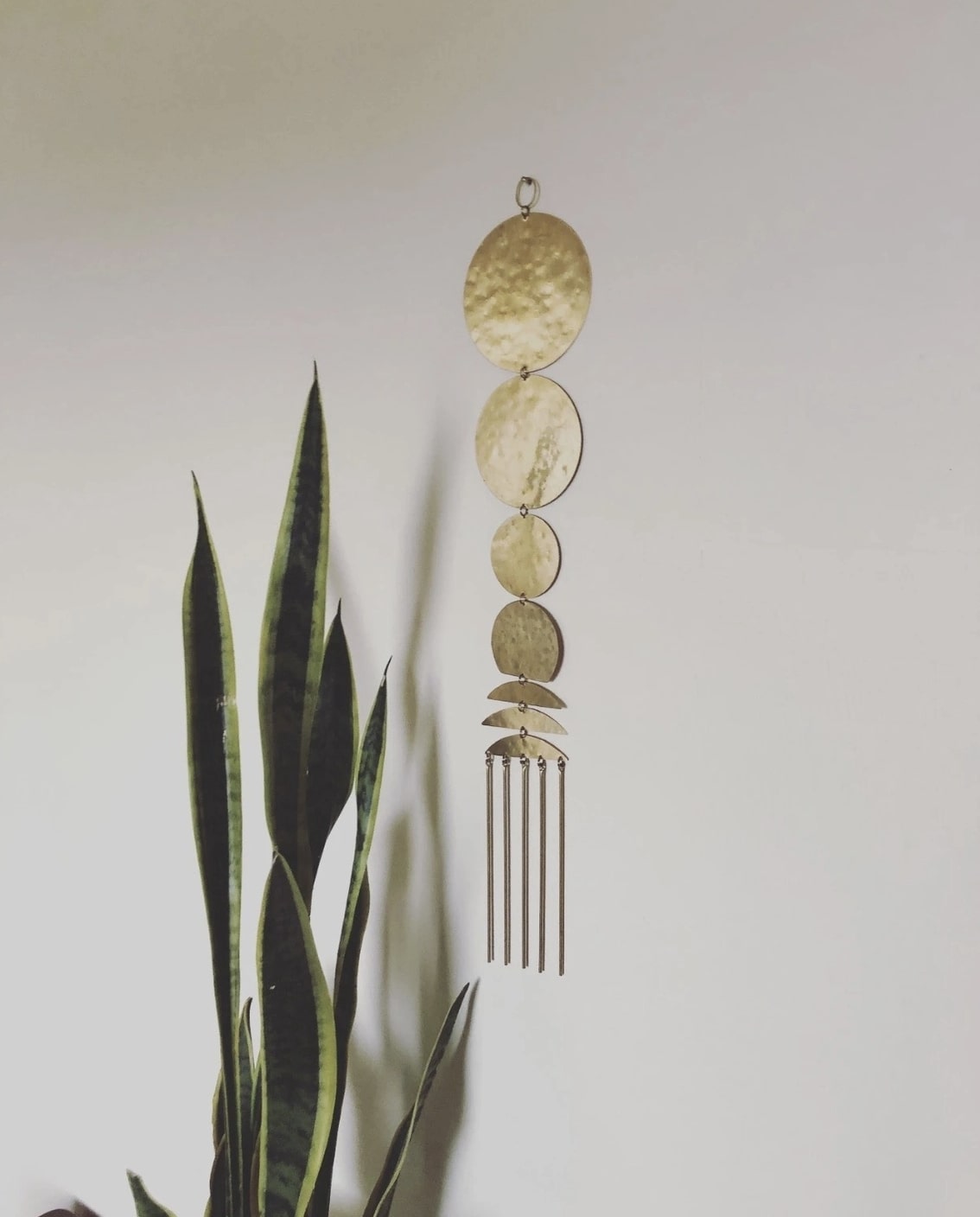 Here Comes the Sun Brass Wall Hanging