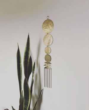 Here Comes the Sun Brass Wall Hanging