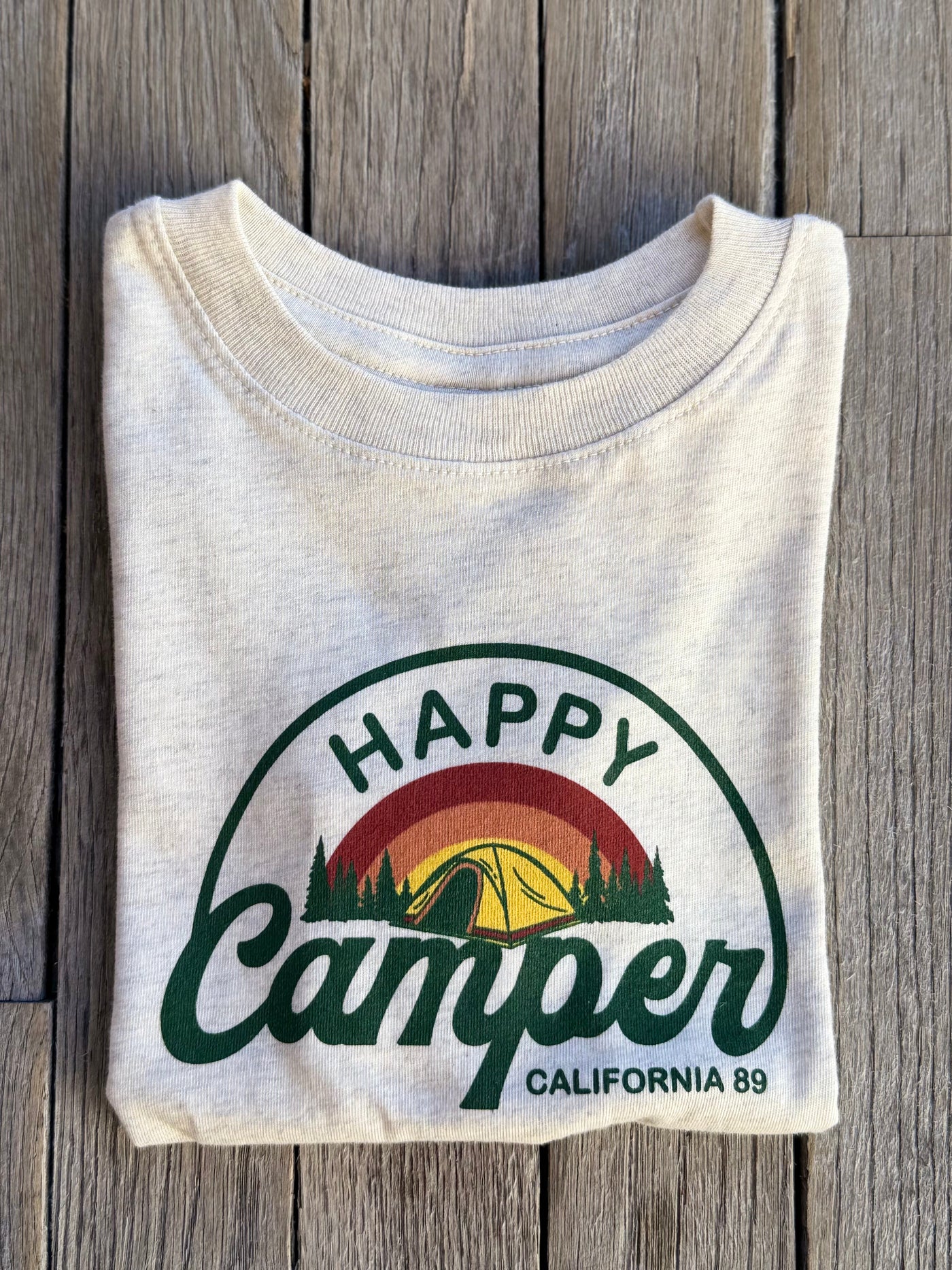 Kids Happy Camper T-shirt | Tahoe Kids Tee