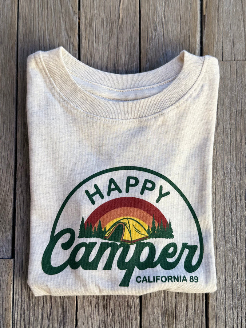 Kids Happy Camper T-shirt | Tahoe Kids Tee