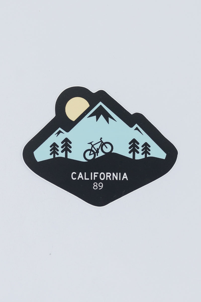 Small Sticker, Mountain Biker | California 89