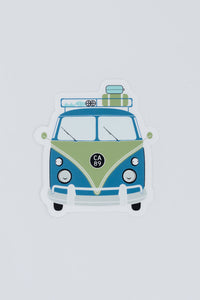 Small Sticker, VW Van | California 89